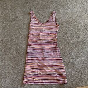 Title Nine Multicolor Athletic Striped Mini Dress